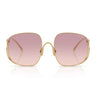 Miu Miu Sunglasses MUA57S 5AK40S Gold/Brown Gradient Dark Purple Women