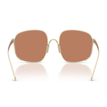 Miu Miu Occhiali da Sole MUA57S ZVN90Q Oro Pallido Marrone Donna 4