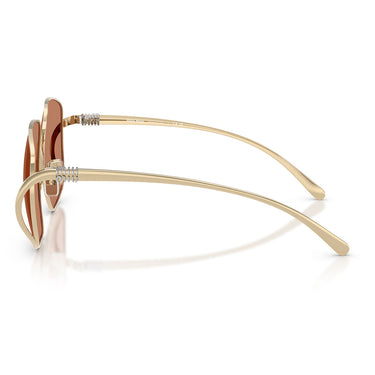 Miu Miu Occhiali da Sole MUA57S ZVN90Q Oro Pallido Marrone Donna 3