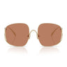 Miu Miu Sunglasses MUA57S ZVN90Q Pale Gold Brown Woman