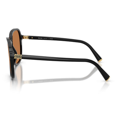 Miu Miu Occhiali da Sole MUB01S 16K90Q Nero/Marrone Donna 2