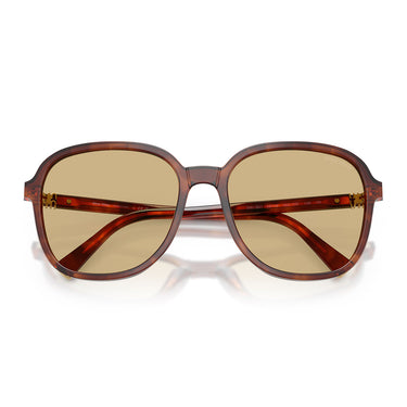 Miu Miu Okulary Przeciwsłoneczne MUB01S 26E10R Tabacco Striato/Giallo Damskie 5