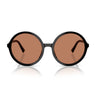 Miu Miu Gafas de Sol MUB02S 16K90Q Negro Marrón Mujer