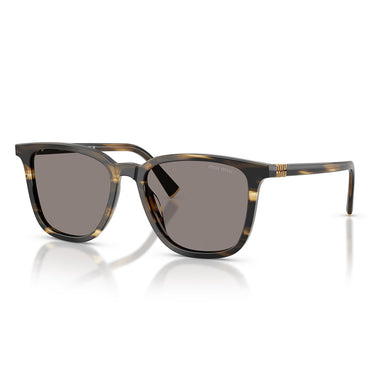 Miu Miu Occhiali da Sole MUB03S 25E80Q Striped Loden/Grigio Scuro Donna 1