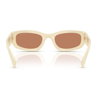 Miu Miu Sonnenbrille MUB04S 21D90Q Bianco Latte/Marrone Donna 3