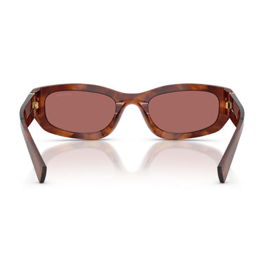 Miu Miu Sonnenbrille MUB04S 26E80B Tabacco Striato/Violetto Scuro Damen 3