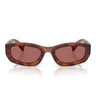 Miu Miu Gafas de Sol MUB04S 26E80B Tabaco Rayado/Violeta Oscuro Mujer