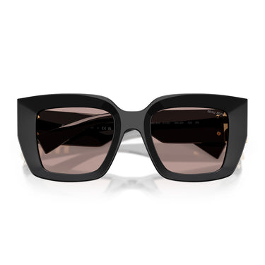 Miu Miu Occhiali da Sole MUB05S 16K20I Nero Viola Chiaro Marrone Donna 5