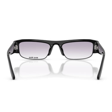 Miu Miu Okulary Przeciwsłoneczne MUB07S 16K04O Czarny Szary Przeźroczysty Damskie 3