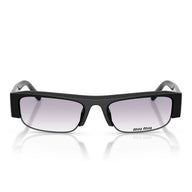 Miu Miu Occhiali da Sole MUB07S 16K04O Nero Grigio Sfumato Trasparente Donna