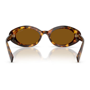 Miu Miu Occhiali da Sole MUB09S 14L20V Marrone Miele Bronzo Scuro Donna 4