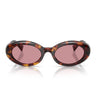 Miu Miu Occhiali da Sole MUB09S 27L50Y Marrone Rosa Donna 