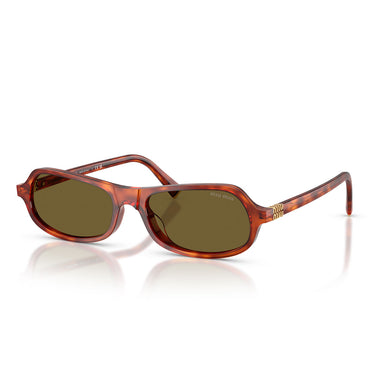 Miu Miu Occhiali da Sole MUB10SU 11P09Z Marrone Cognac/Marrone Scuro Donna 1