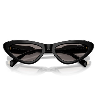 Miu Miu Occhiali da Sole MUB11SU 16K80Q Nero Grigio Scuro Donna 4