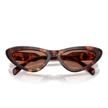 Miu Miu Occhiali da Sole MUB11SU 27L90Q Marrone/Marrone Donna 4