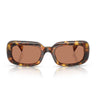 Miu Miu Occhiali da Sole MUB13S 14L90Q Marrone Miele/Marrone Donna