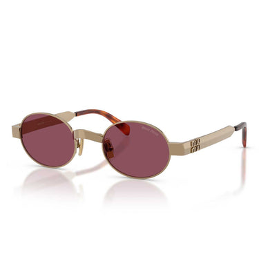 Miu Miu Occhiali da Sole MUB51S 7OE30Y Ottone/Violetto Scuro Donna 1