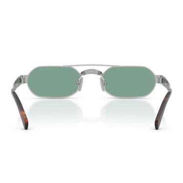 Miu Miu Occhiali da Sole MUB52S 21M40Y Argento Antico/Verde Donna 3
