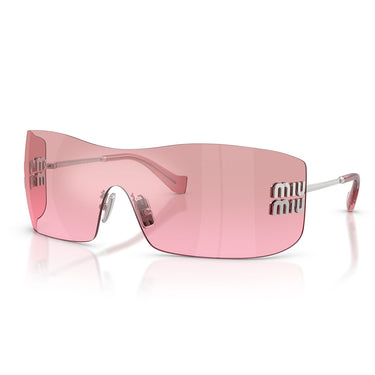 Miu Miu Occhiali da Sole MUB53S 1BC70Y Argento/Rosa Specchiato Donna 1