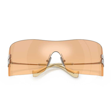 Miu Miu Occhiali da Sole MUB53S 1BC80Y Argento/Arancione Specchiato Donna 5