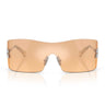 Miu Miu Occhiali da Sole MUB53S 1BC80Y Argento/Arancione Specchiato Donna