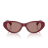 Miu Miu Occhiali da Sole MUC03SU 25R60B Bordeaux Marrone Chiaro Donna
