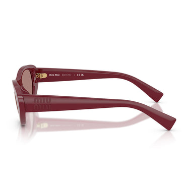Miu Miu Occhiali da Sole MUC03SU 25R60B Bordeaux Marrone Chiaro Donna 3
