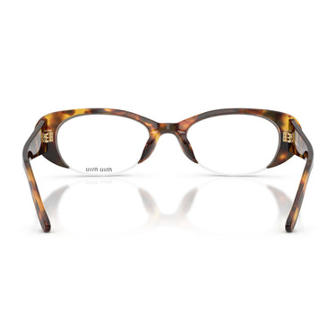Miu Miu Occhiali da Sole MUC05SU 14L10W Marrone Trasparente con Filtro Luce Blu Donna 4