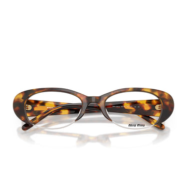 Miu Miu Occhiali da Sole MUC05SU 14L10W Marrone Trasparente con Filtro Luce Blu Donna 5