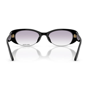 Miu Miu Occhiali da Sole MUC05SU 16K04O Nero Grigio Sfumato Trasparente Donna 4