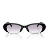 Miu Miu Occhiali da Sole MUC05SU 16K04O Nero Grigio Sfumato Trasparente Donna