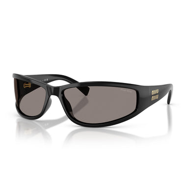 Miu Miu Occhiali da Sole MUC06SU 16K80Q Nero Grigio Scuro Donna 2