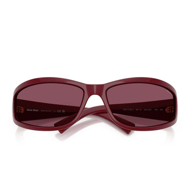 Miu Miu Occhiali da Sole MUC06SU 24N30Y Bordeaux Violetto Scuro Donna 5