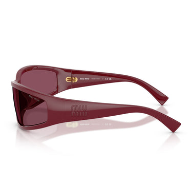 Miu Miu Occhiali da Sole MUC06SU 24N30Y Bordeaux Violetto Scuro Donna 3