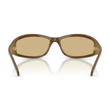 Miu Miu Occhiali da Sole MUC06SU 29Q10R Verde Militare Giallo Donna 4