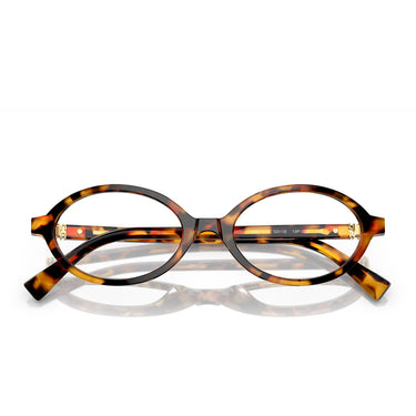 Miu Miu Occhiali da Vista MU01XV 19P1O1 Marrone Chiaro Trasparente Donna 5