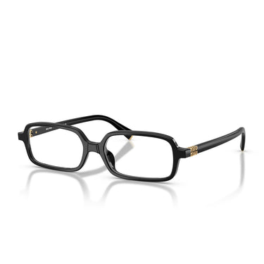 Miu Miu Occhiali da Vista MU01YV 16K1O1 Nero Trasparente Donna 2