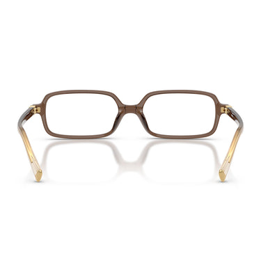 Miu Miu Occhiali da Vista MU01YV 23H1O1 Marrone Trasparente/Trasparente Donna 3