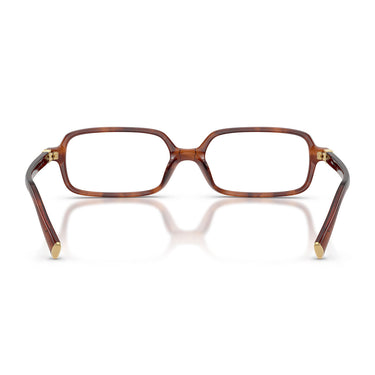Miu Miu Occhiali da Vista MU01YV 26E1O1 Tabacco Striato Trasparente Donna 4