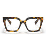 Miu Miu Occhiali da Vista MU04UV VAU1O1 Marrone Miele/Trasparente Donna