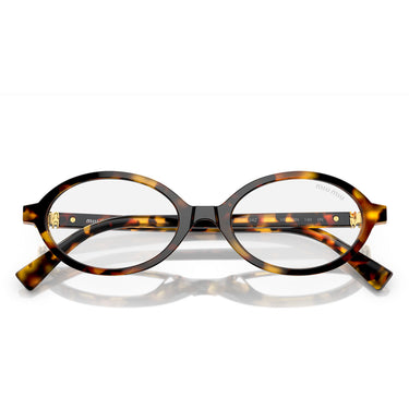 Miu Miu Prescription Glasses MU04ZS VAU08N Havana/Transparent Women 4