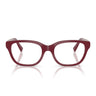 Miu Miu Occhiali da Vista MU07ZV 25R1O1 Bordeaux Trasparente Donna