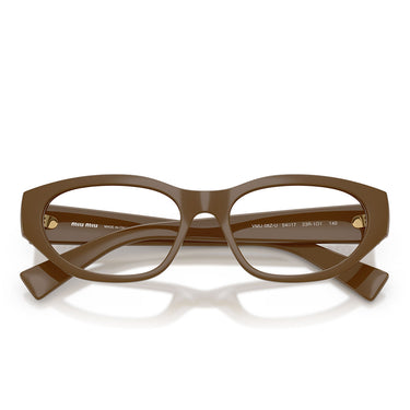 Miu Miu Occhiali da Vista MU08ZVU 23R1O1 Verde/Trasparente Donna