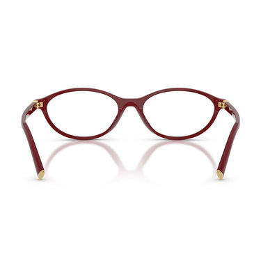 Miu Miu Occhiali da Vista MU09XV 21I1O1 Borgogna Opalino/Trasparente Donna