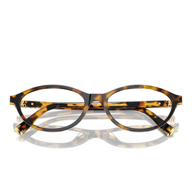 Miu Miu Occhiali da Vista MU09XV VAU1O1 Marrone Miele/Trasparente Donna 5