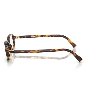 Miu Miu Prescription Glasses MU11Z 14L08N Havana/Transparent Women 3