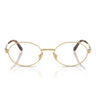 Miu Miu Occhiali da Vista MU50ZV 5AK1O1 Oro/Trasparente Donna
