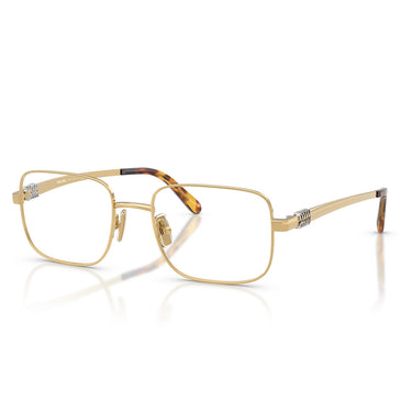 Miu Miu Occhiali da Vista MU51ZV 5AK1O1 Oro/Trasparente Donna