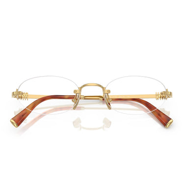 Miu Miu Occhiali da Vista MU53WV 5AK1O1 Oro/Trasparente Donna 4