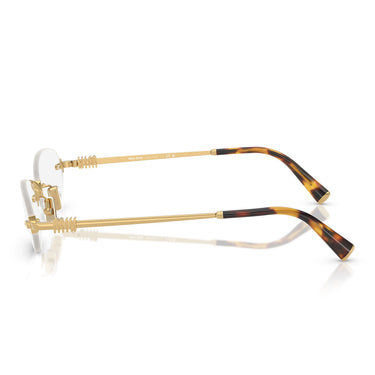Miu Miu Prescription Glasses MUA54S 5AK08N Gold/Transparent Women 2